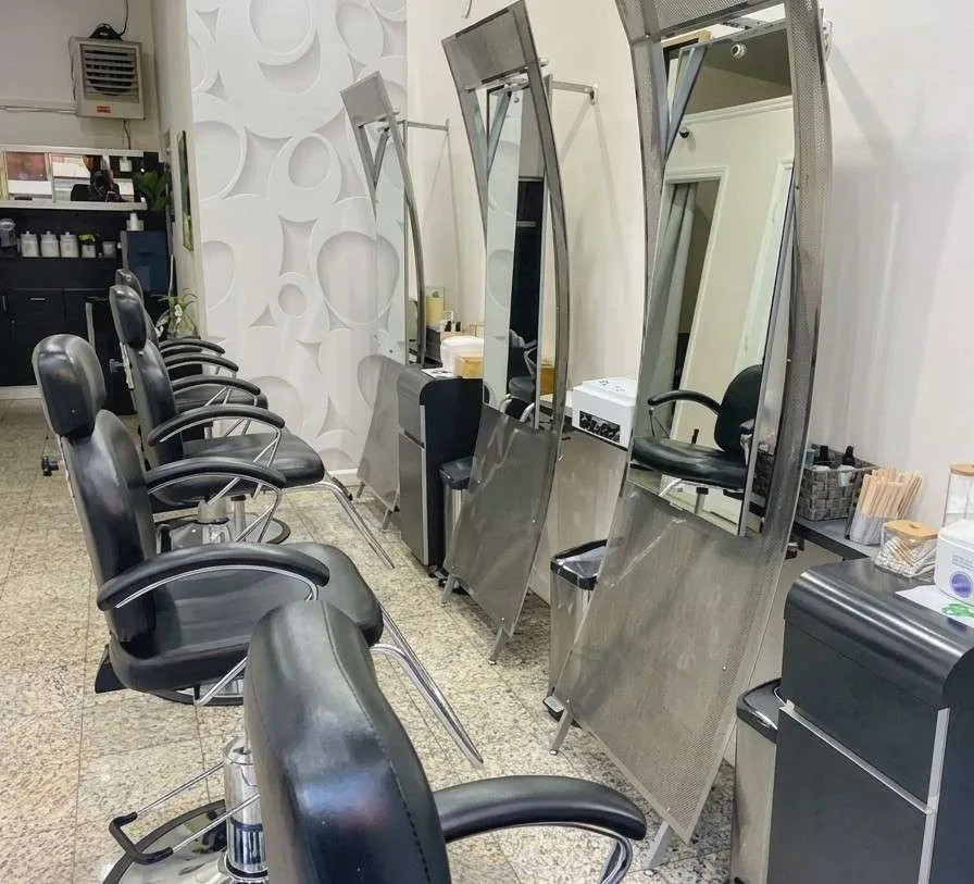 Brows Zone beauty salon interior at 8 W 4th Street near Washington Square Park New York