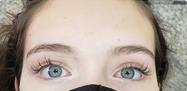 Before eyebrow threading at Brows Zone Washington Square NYC