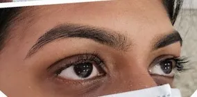 After eyebrow threading at Brows Zone Union Square NYC